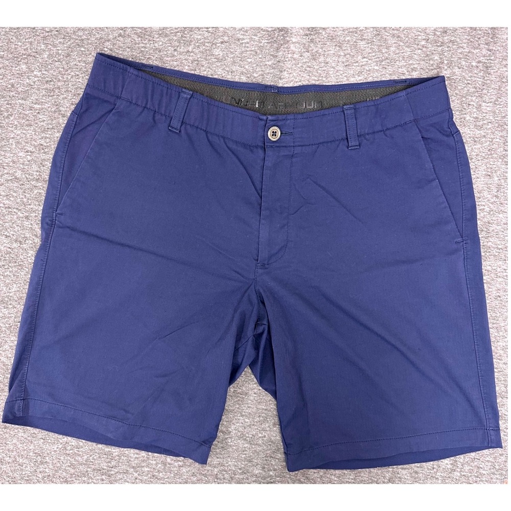 Under Armour Golf Casual Comfortable‎ Shorts HeatGear Performance Blue Size 38